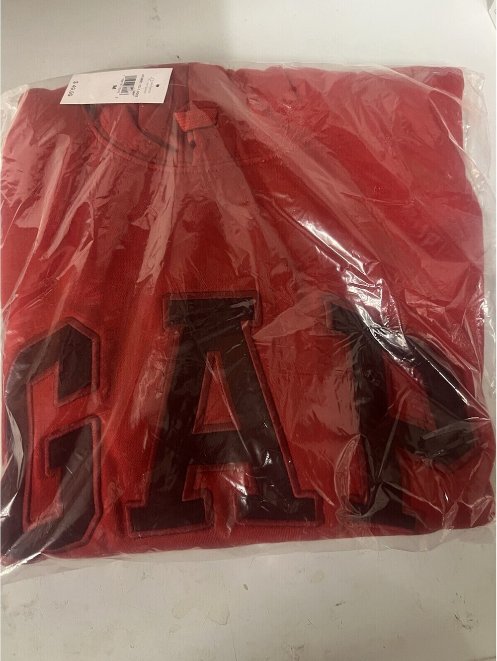 GAP Men's Red Sweatshirt Hoodie Size M